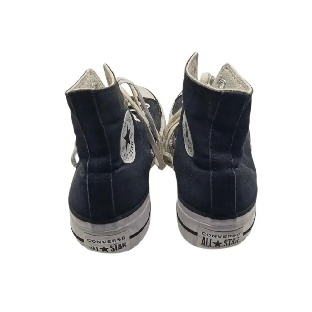 Converse Chuck Taylor All Star Platform High Top Sneakers Black Size 8